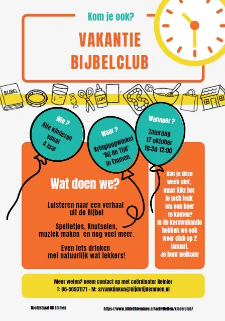 Kinderclub 17 oktober